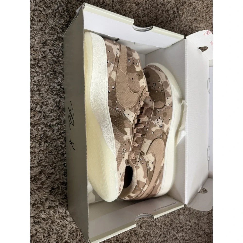 Nike Book 1 Desert Camo Mens Size 10 Sesame Sanddrift White Natural IM1360 200